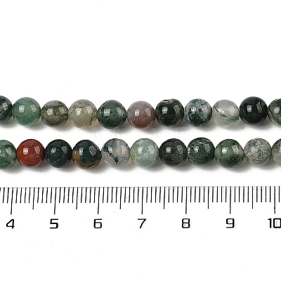 Natural Indian Agate Beads Strands G-A248-A01-01-1