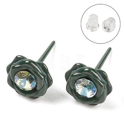 Hypoallergenic Bioceramics Zirconia Ceramic Stud Earrings EJEW-C111-10D-1