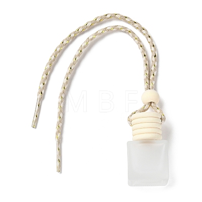 Glass Perfume Bottles Air Freshener Diffuser Bottle Hanging Ornament AJEW-P111-01A-1