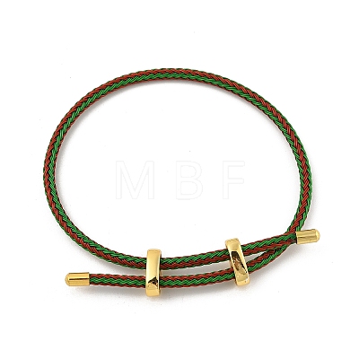 Braided Steel Wire Bracelets Making BJEW-H610-02G-34-1