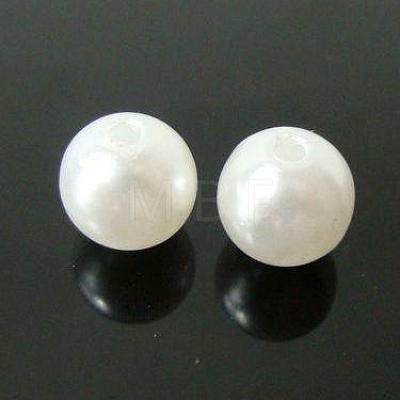 Imitation Pearl Acrylic Beads PL610-22-1