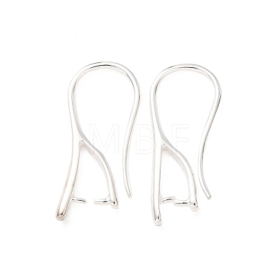 Brass Earring Hooks KK-G604-05S-1