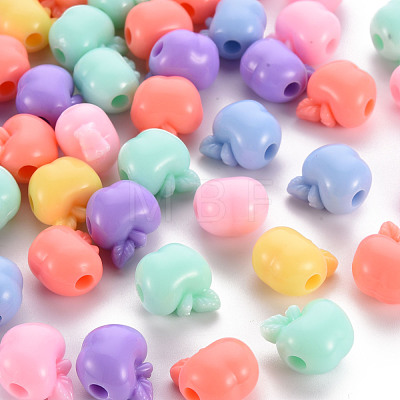 Opaque Acrylic Beads TACR-S154-43D-1
