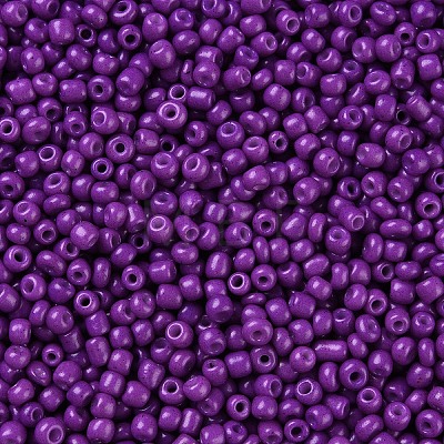 Baking Paint Glass Seed Beads SEED-US0003-2mm-K11-1