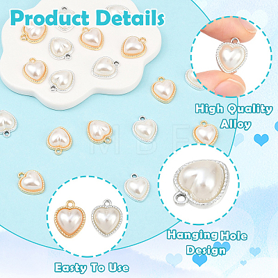 20Pcs 2 Colors Alloy Pendants FIND-YW0011-40-1