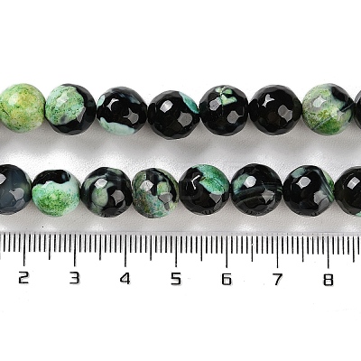 Natural Fire Crackle Agate Beads Strands G-M437-A01-01F-1