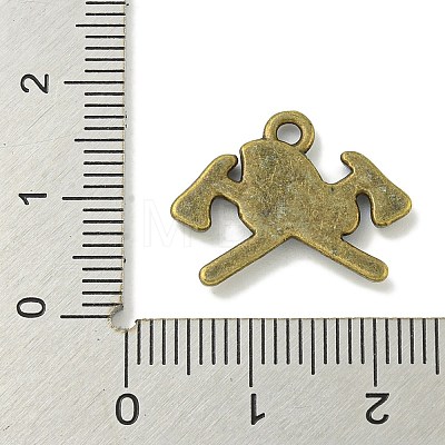 Tibetan Style Alloy Pendants TIBE-I026-6027AB-1