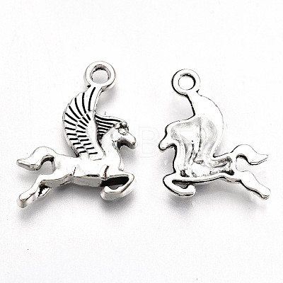 Tibetan Style Alloy Pendants TIBE-S323-066AS-RS-1