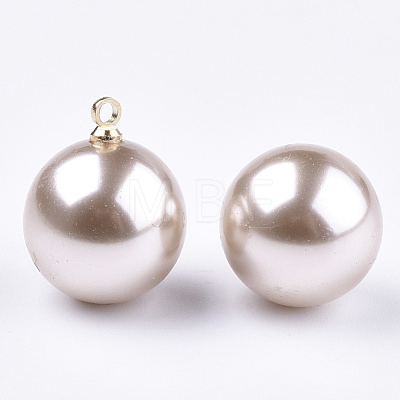 Eco-Friendly ABS Plastic Imitation Pearl Beads MACR-S367-D-05-1