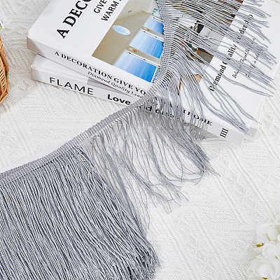 10M Polyester Tassel Ribbon OCOR-WH0078-97-1