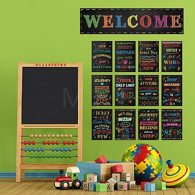 Paper Hanging Banner Classroom Decoration AJEW-WH0340-006-1