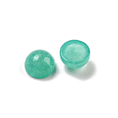 Natural White Jade Dyed Cabochons G-H309-03-26-1