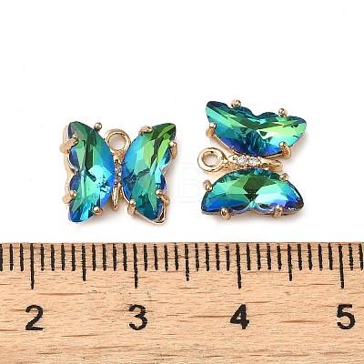 Brass with Glass Pendants FIND-Z020-02A-1