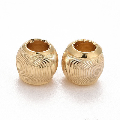 Eco-Friendly Brass Cat Eye Beads KK-M225-25G-D-1