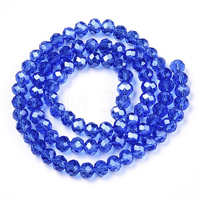 Electroplate Glass Beads Strands EGLA-A034-T2mm-A32-1