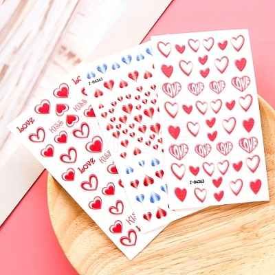 Valentine's Day 5D Love Nail Art Sticker Decals MRMJ-R109-Z-DM2-1