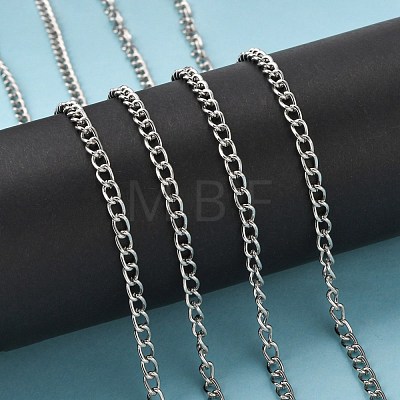 Iron Twisted Chains Curb Chains CHS007Y-01-P-NF-1