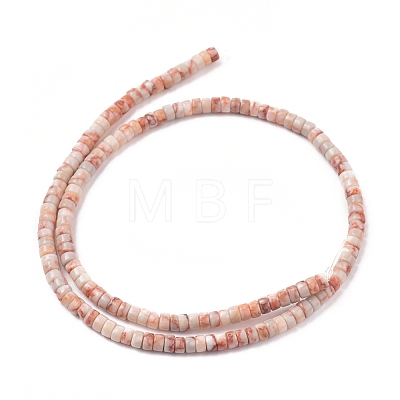 Synthetic Red Netstone Beads Strands G-F631-A32-1