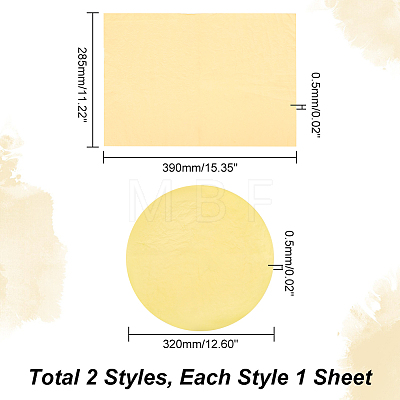 Olycraft 2 Sheets 2 Style PVA Absorbent Towel Clay Sculpture Auxiliary Tool DIY-OC0004-26-1