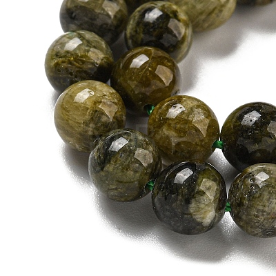 Natural Green Tourmaline Beads Strands G-B099-C05-03-1