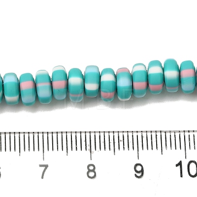 Polymer Clay Beads Strands CLAY-H006-02G-1