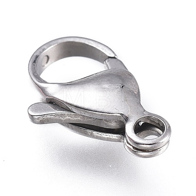316 Surgical Stainless Steel Lobster Claw Clasps STAS-M281-01P-F-1