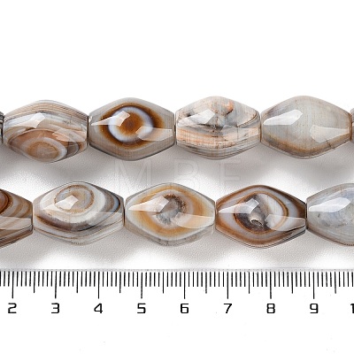 Natural Eye Agate Beads Strands G-NH0019-D03-03-1