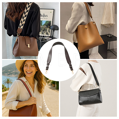 2Pcs PU Leather Bag Handles DIY-CL0002-72B-1