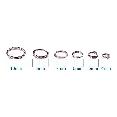 1 Box Iron Mixed Split Rings IFIN-PH0001-09P-1