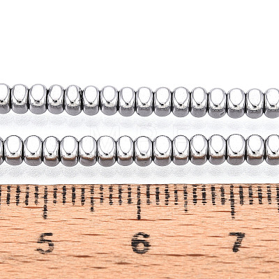Electroplated Synthetic Non-magnetic Hematite Beads Strands G-T139-61A-1