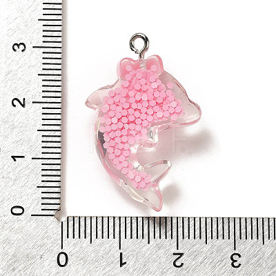 Marine Animal Series Resin Pendants RESI-Q012-01E-04-1