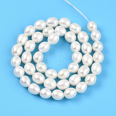 Natural Cultured Freshwater Pearl Beads Strands PEAR-N012-07Z-01-1