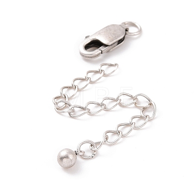 925 Sterling Silver Chain Extenders STER-D036-44AS-1