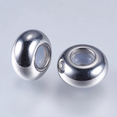 202 Stainless Steel Beads A-STAS-F145-06P-F-1