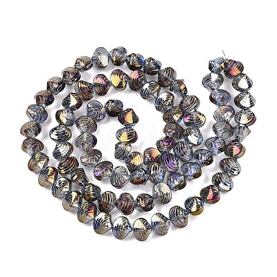 Electroplate Glass Beads Strands EGLA-T021-11I-1