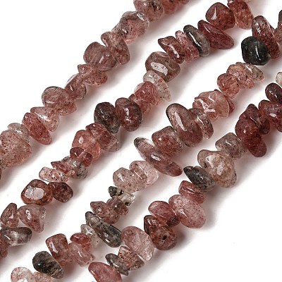 Natural Strawberry Quartz Beads Strands GG-CBAC13F-B05-01-1