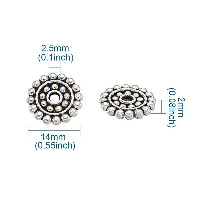 Alloy Spacer Beads PALLOY-TAC0008-01AS-1