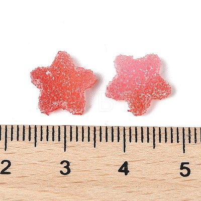 Imitation Candy Food Style Resin Cabochons RESI-R461-02E-1