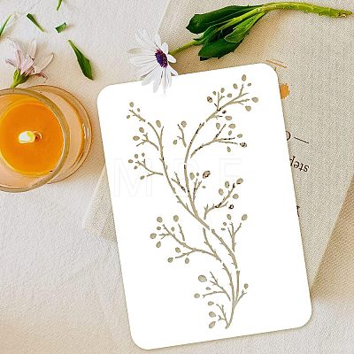 Large Plastic Reusable Drawing Painting Stencils Templates DIY-WH0202-485-1