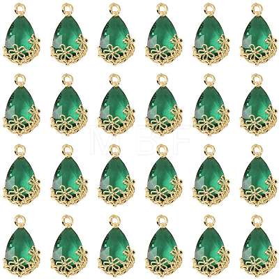 Transparent Glass Pendants GLAA-FZ0001-02A-1