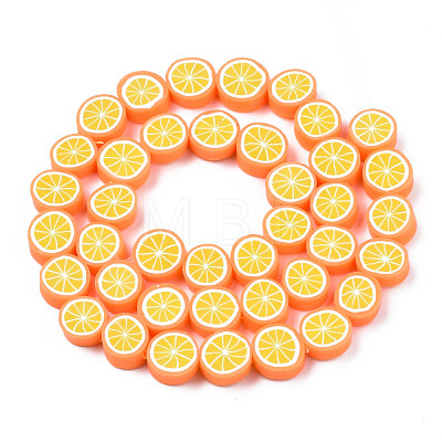 Handmade Polymer Clay Bead Strands CLAY-R069-01L-A05-1