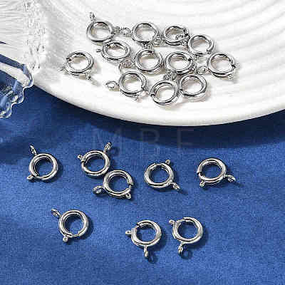 SHEGRACE Brass Spring Ring Clasps XGRPCN135-222P-1