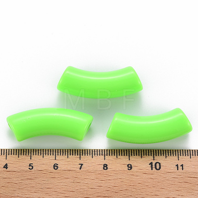 Opaque Acrylic Beads MACR-S372-001B-S030-1