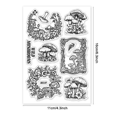 Custom Summer Theme PVC Plastic Clear Stamps DIY-WH0631-0132-1