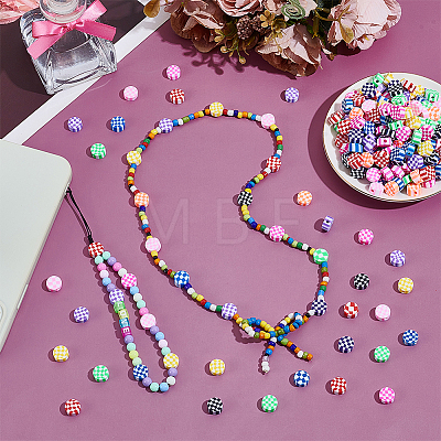 300Pcs Handmade Polymer Clay Beads CLAY-NB0001-77B-01-1