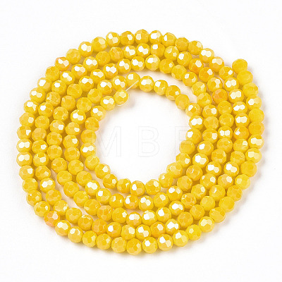Opaque Glass Beads Strands EGLA-A035-P3mm-A04-1
