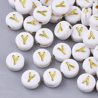 Plating Acrylic Beads LS-X-PACR-R242-01Y-1