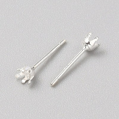 925 Sterling Silver Earrings Findings FIND-WH0152-680A-1