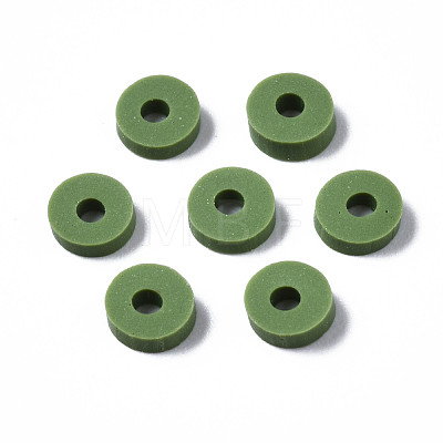 Eco-Friendly Handmade Polymer Clay Beads CLAY-R067-4.0mm-B43-1