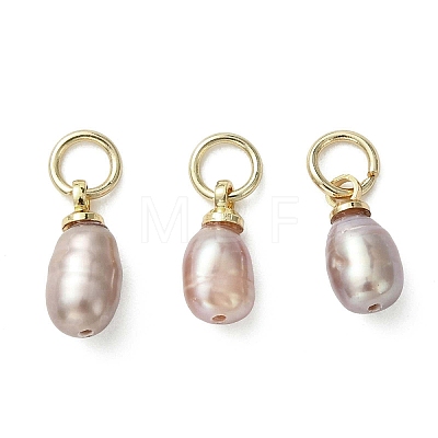 Natural Cultured Freshwater Pearl Pendants PALLOY-JF05301-01-1
